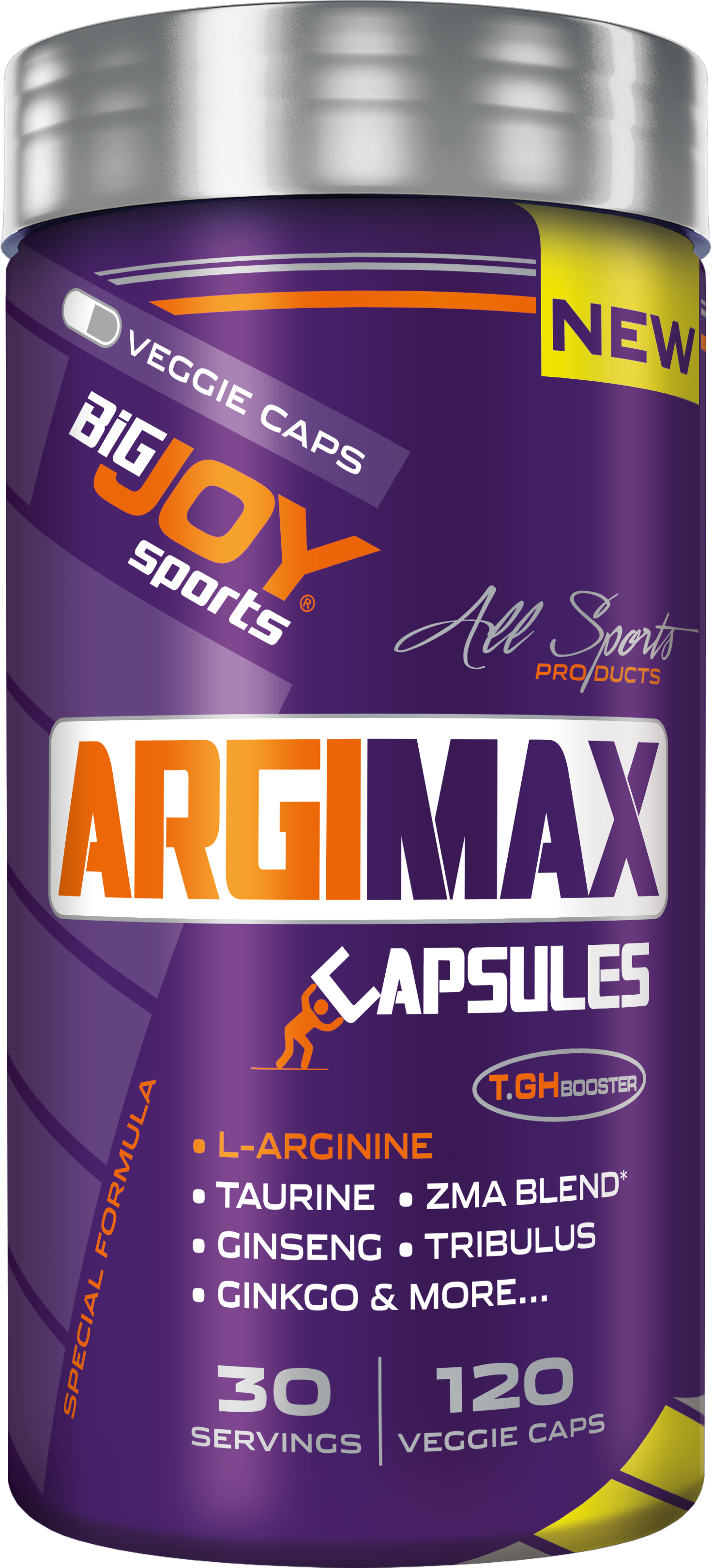 `Bigjoy Sports-Argimax 120 Veggie Kapsül