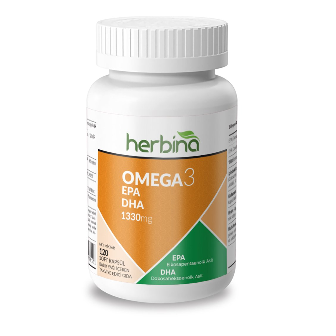Herbina Omega 3 Balık Yağı 120 Softjel - 60 Gün