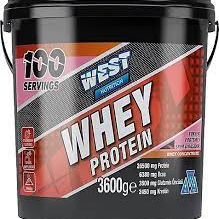 West Whey Protein 3600 gram - 100 Servis Çilek