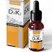 Herbina D3 K2 Vitamin Damla YENİ 30 ml - 400 Servis