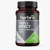 Herbina Triple Effect Kafein Teanin Taurin YENİ 100 Tablet